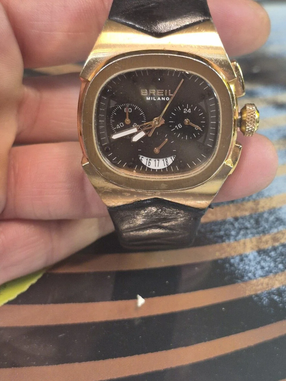 breil men chronograph